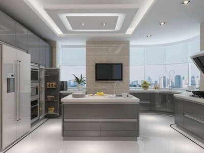 Fitted Kitchen | Metallic Grey, High Gloss, Bmw, MG004/21