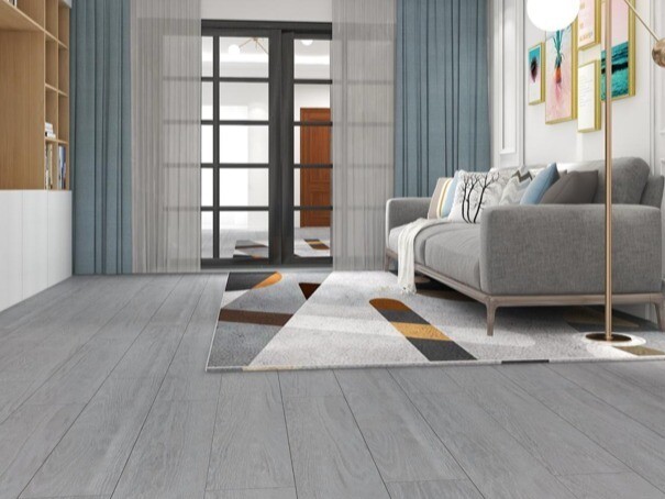 1 PC  8&quot; x 40&quot; | Porcelain Wood Look Tiles, Grey, PW10306/5