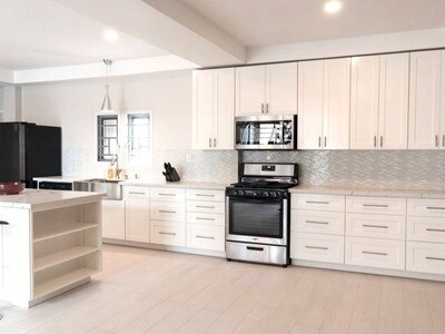 Kitchen Custom | White, Contemporary, Solid Wooden