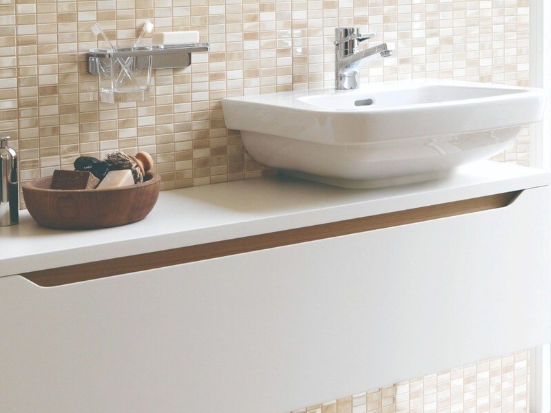 Custom-Made White Bathroom Vanity, WDV-0912