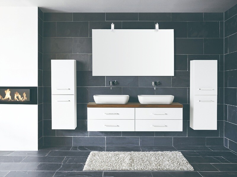 Custom-Made | White Bathroom Vanity, WDV-0821