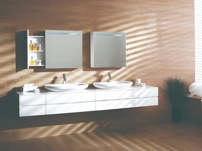 Custom-Made | White Bathroom Vanity, WDV-1004