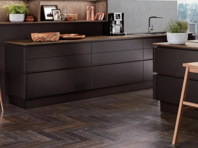 Fitted Kitchen | Matte Satin, Chocolate, ST005/18