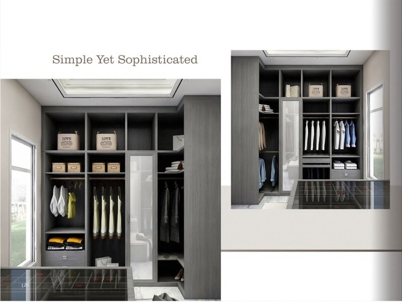 Contemporary Style - Grey Walk-In Closet   62