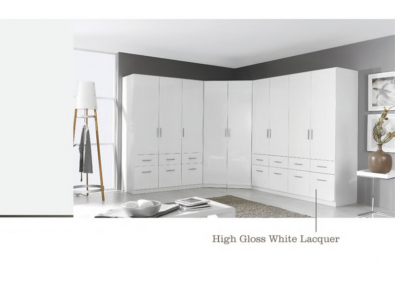 Custom-Made | White Contemporary Style Wardrobe 38