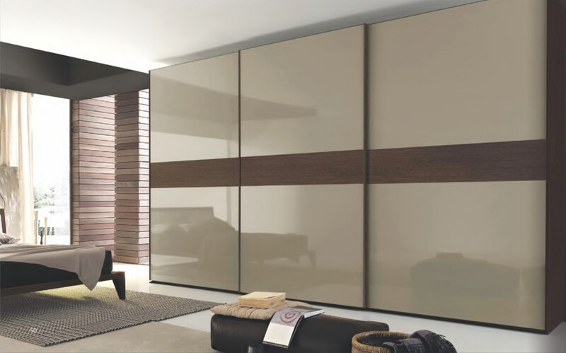Custom-Made | Modern Recessed Wardrobe, Beige &amp; Brown