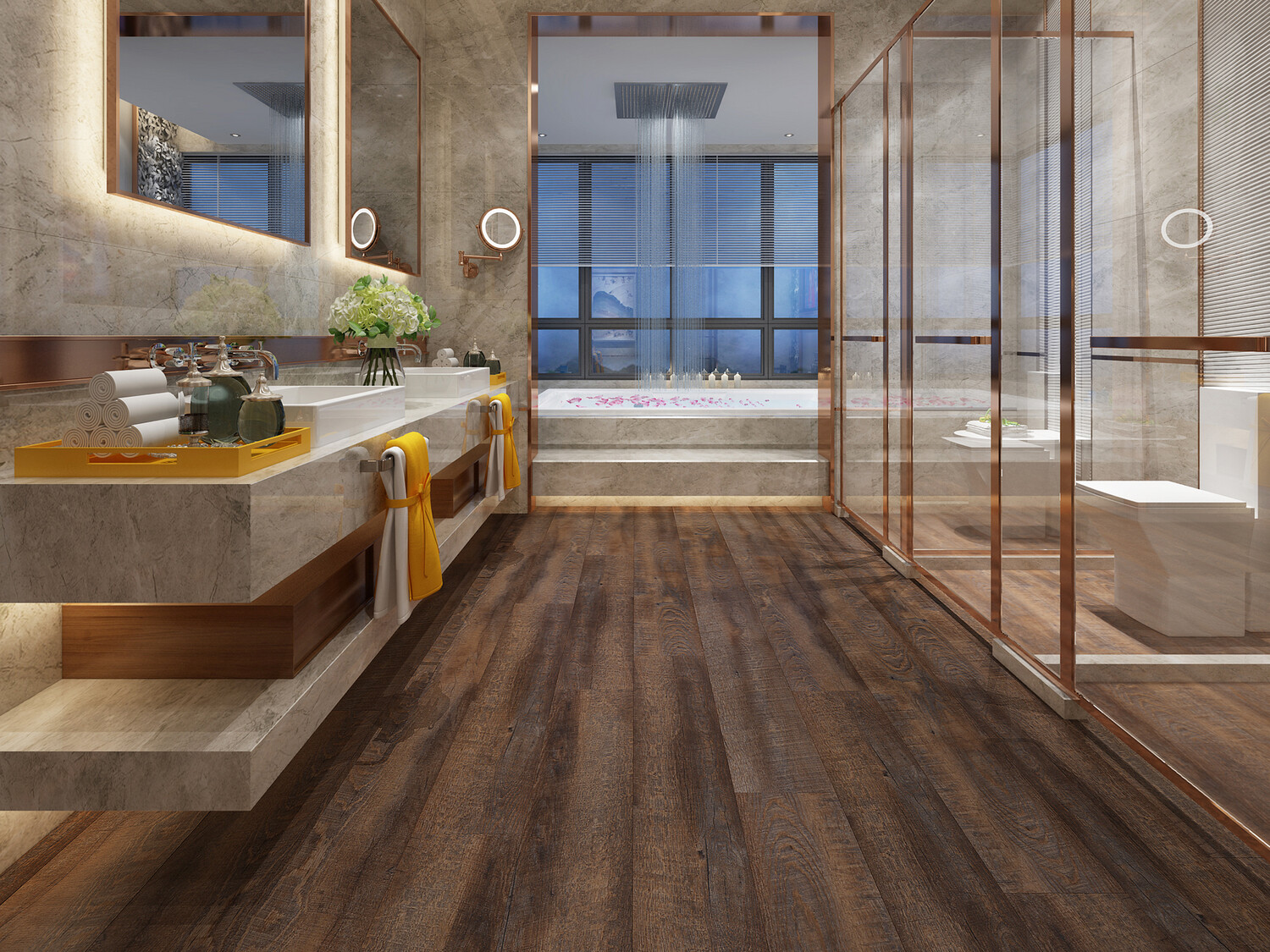 7&quot; x 48&quot; | Parkay XPR Laguna Sound | Waterproof Vinyl | Rusty Pier