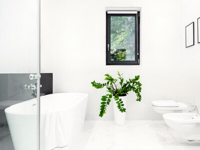 1 PC  24" x 24" | Matte Wall & Floor Tiles: White