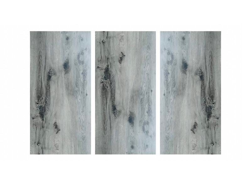 24"x48" | Ash Wood Nero, Porcelain Matt, Wall &amp; Floor Tiles, Natural Grey