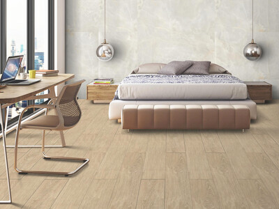 47.24&quot; x 7.87&quot; | Timber Maple Crema Porcelain Matt, Wall &amp; Floor Tiles, Light Brown