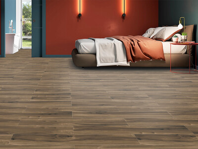 47.24&quot; x 7.87&quot; | Regal Bosco Wood Coco Porcelain Matt, Wall &amp; Floor Tiles, Dark Brown