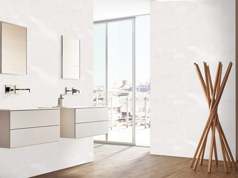 24&#39;&#39;x48&#39;&#39; | DU-50176, Porcelain Gloss, Wall &amp; Floor Tiles, Marble Light Pink &amp; White Tones