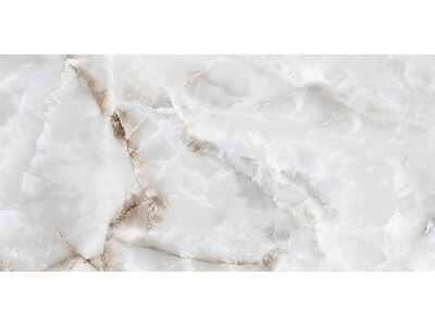 24''x48'' |Onyx Cold Grey, Porcelain Gloss, Wall &amp; Floor Tiles, White, Grey, Brown Tones