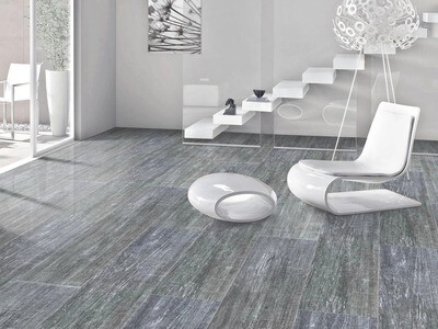 1 Box (10 Planks)  7 1/4&quot; x 48&quot; | SPC Premier Vinyl, Waterproof Vinyl, Pearl Ash, HQ-017