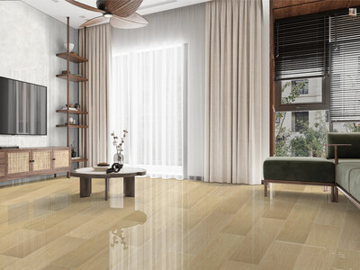 1 Box (10 Planks)  7 1/4&quot; x 48&quot; | SPC Premier Vinyl, Waterproof Vinyl, Sunbeam Delight, HQ-066
