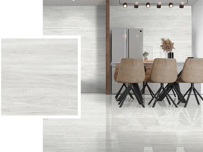 24&#39;&#39; x 24&#39;&#39; | SP-Wood, Porcelain Floor-Matte Tile, Light Grey