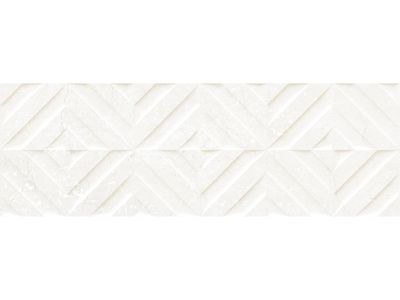 12" x 36'' |  Java White Hl Tent, Ceramic Wall Glossy Tile