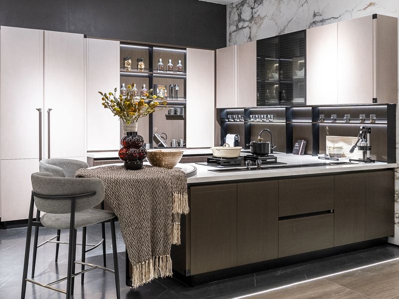 Custom-Made | Bernard Contemporary Kitchen, Wood Tones