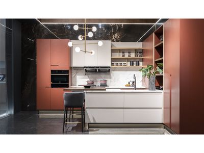 Custom-Made | Titian Contemporary Gloss Kitchen, Powder-Glazed &amp; White