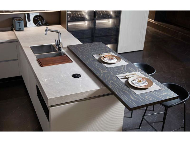 Custom-Made | Breezy Contemporary  Kitchen, Lanshan Grey