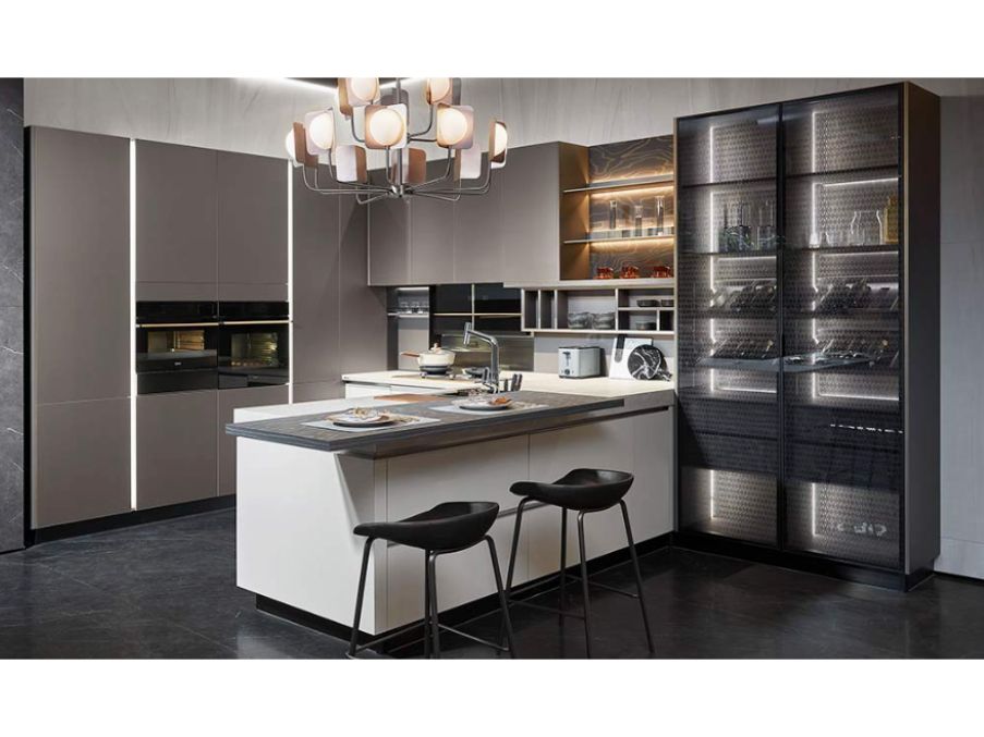 Custom-Made | Breezy Contemporary  Kitchen, Lanshan Grey