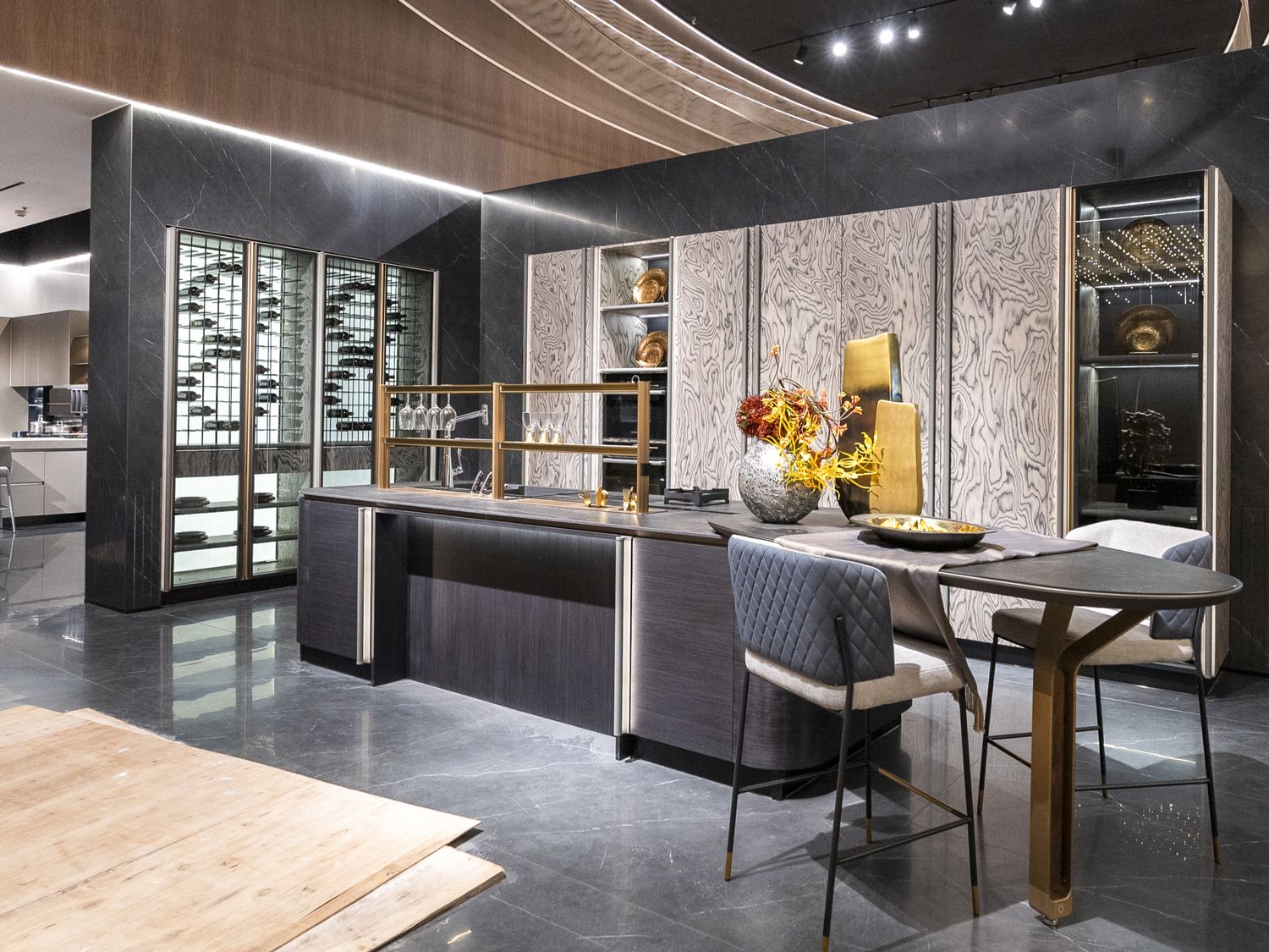 Custom-Made | Nier Contemporary Kitchen, Veneer