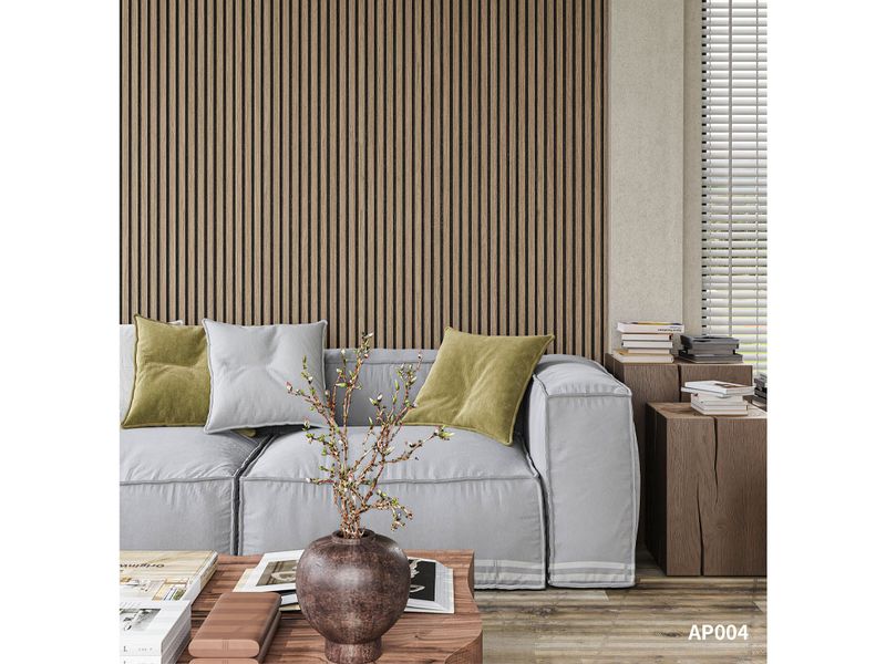 2800 x 21mm | Smoked Oak End Cap 9' for Acoustic Wall Panel, AP004