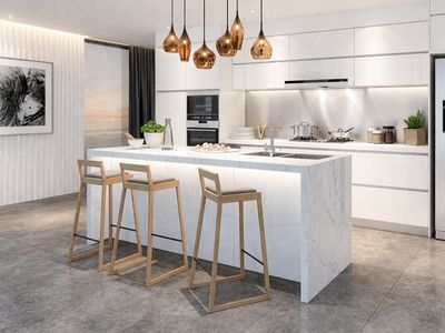 Fitted Kitchen | Contemporary High Gloss, Super White, HQ001/9