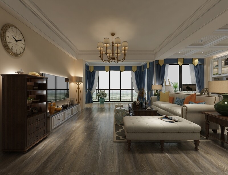 1 Box (10 Planks)  7" x 48", 5021 | SPC Luxury Vinyl Flooring: Rustic Lime Oak, 5025