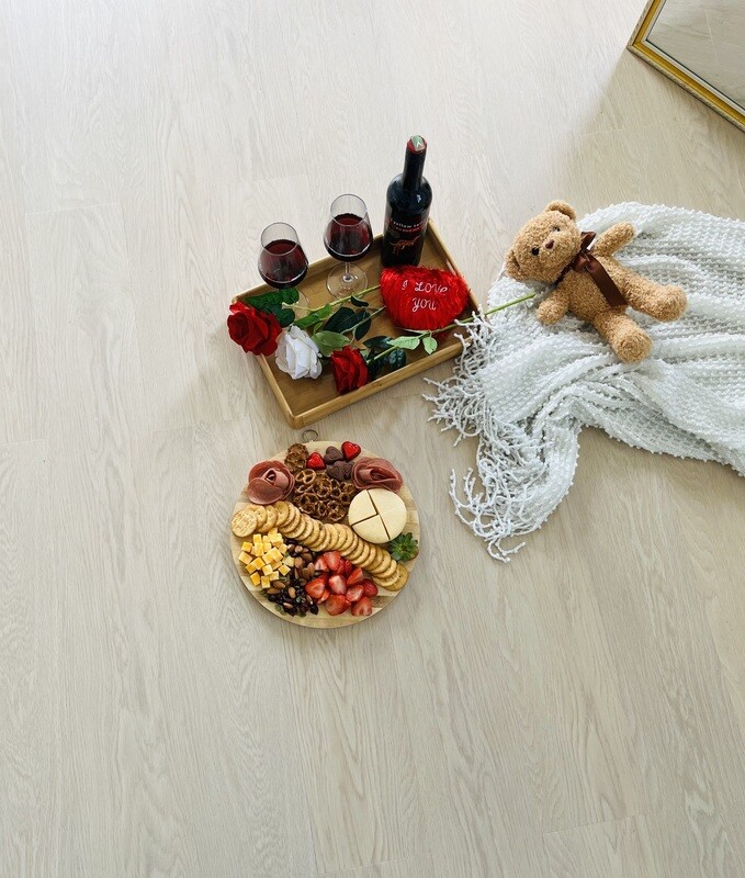 7" x 48" | SPC Luxury Vinyl Flooring: Vanilla Truffle, 5041