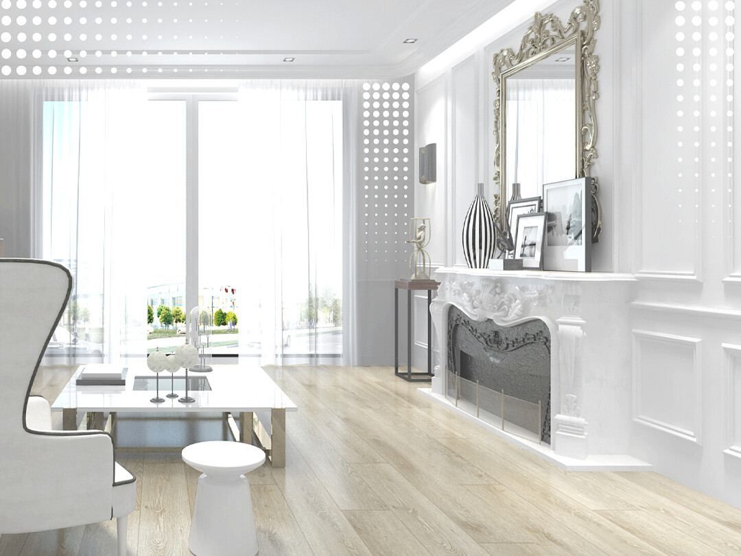 7" x 48" | SPC Luxury Vinyl Flooring: Vanilla Truffle, 5041