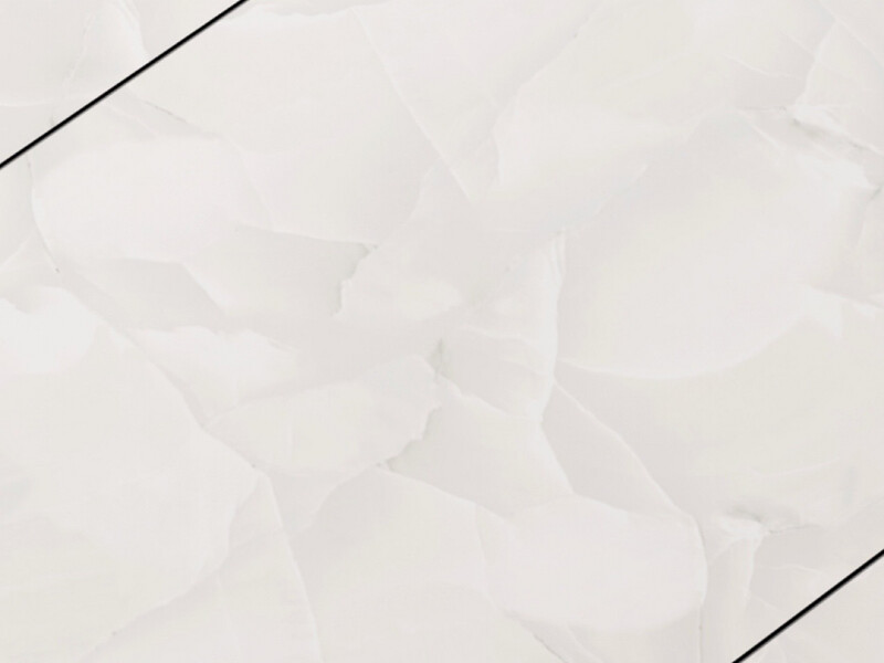 24"x48" | Full Body Glazed Porcelain Wall &amp; Floor Tiles, Marble Effect, Carbon Onyx, Light Beige