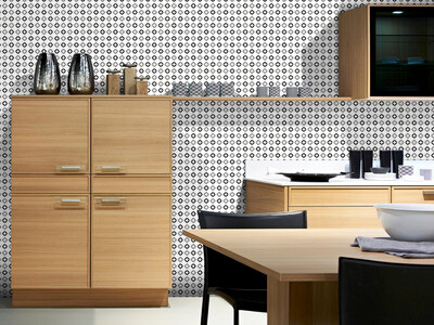 12"x24" Ceramic tiles |  Patterned Wall &amp; Floor Tiles, White, Grey &amp; Black
