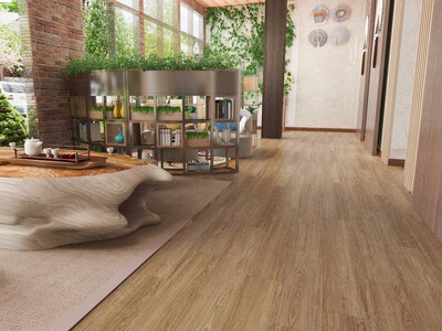 1 Box (10 planks)  7 1/4" x 48" | SPC Premier Vinyl, Waterproof Vinyl, Brown, Chestnut Grove, HQ- 015