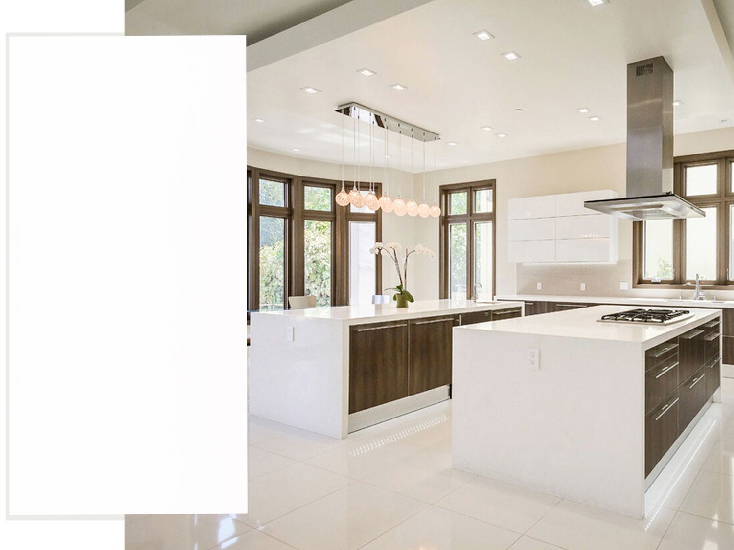 (9ft x 26") or (10ft x 5ft) | Quartz Countertop - Super White  Slab, Polished Honed Countertop, White