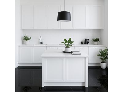 24"x48" Porcelain tile | Super Black, High Glossy Wall &amp; Floor Tiles, Marble Effect, Black
