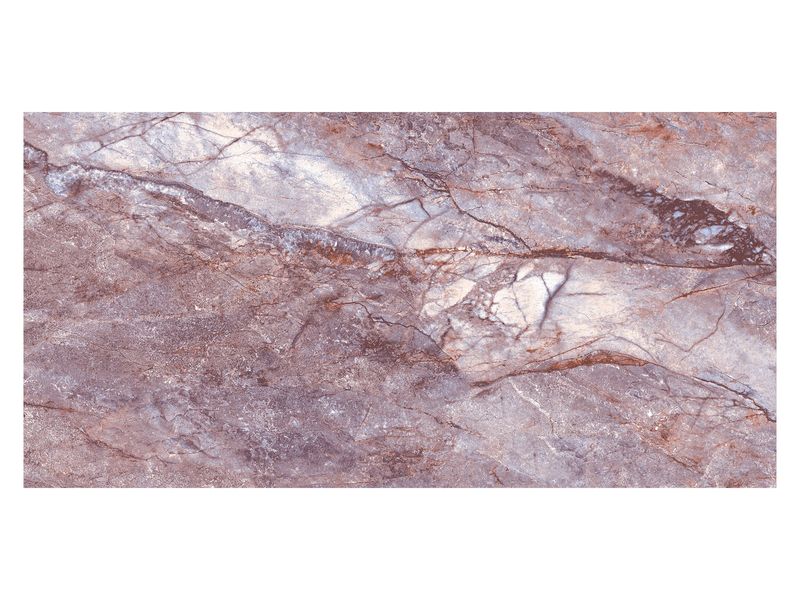 24"x48" Porcelain tiles | Willy Red, High Glossy Wall &amp; Floor Tiles, Marble Effect, Reds
