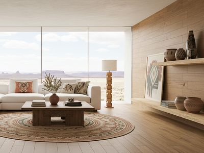 10"x43" Ceramic tiles | Chalet, Satin Wood Look Finish, Wall &amp; Floor Tiles