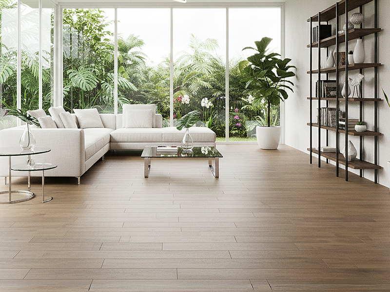 10"x43" Ceramic tiles | Ranch, Satin Wood Look Finish, Wall &amp; Floor Tiles