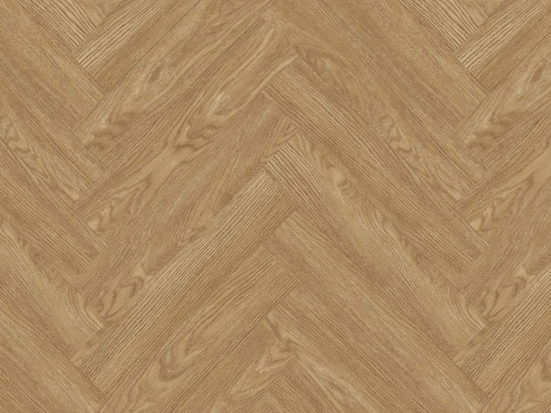 Herringbone SPC Vinyl Flooring Plank l 14Sq. Ft, Thick 5 mm + 2 mm padding, Wear layer 0.5 mm, 100% Water resistant, Ocean Sand (HR7602)
