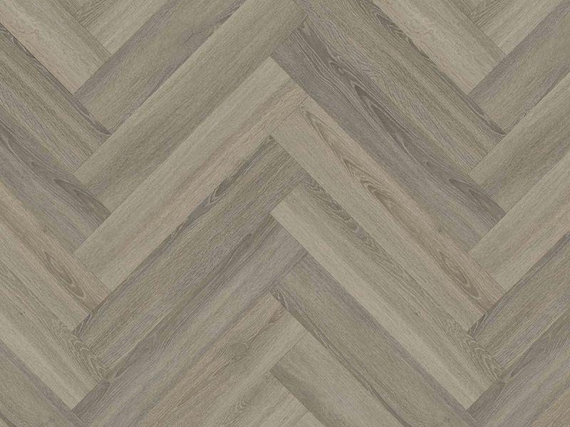 Herringbone SPC Vinyl Flooring Plank, 14Sq. Ft, Thick 5 mm + 2 mm padding, Wear layer 0.5 mm, 100% Water resistant, Urban Touch (HR7604)
