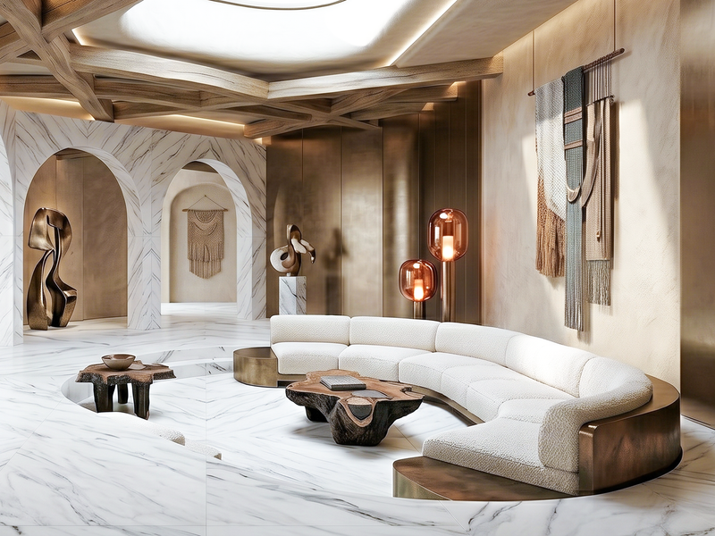 24"x48" Porcelain Wall &amp; Floor Tiles | Navala Rust, Marble Effect, Glossy tile, Grey  Rust