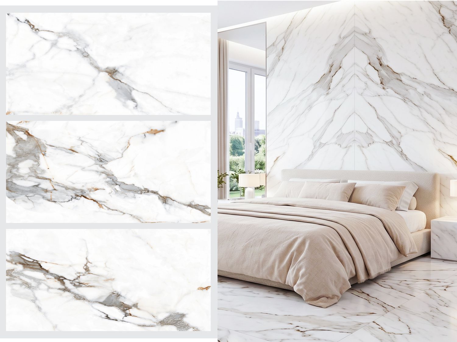 24"x48" Porcelain Wall &amp; Floor Tiles | Navala Rust, Marble Effect, Glossy tile, Grey  Rust