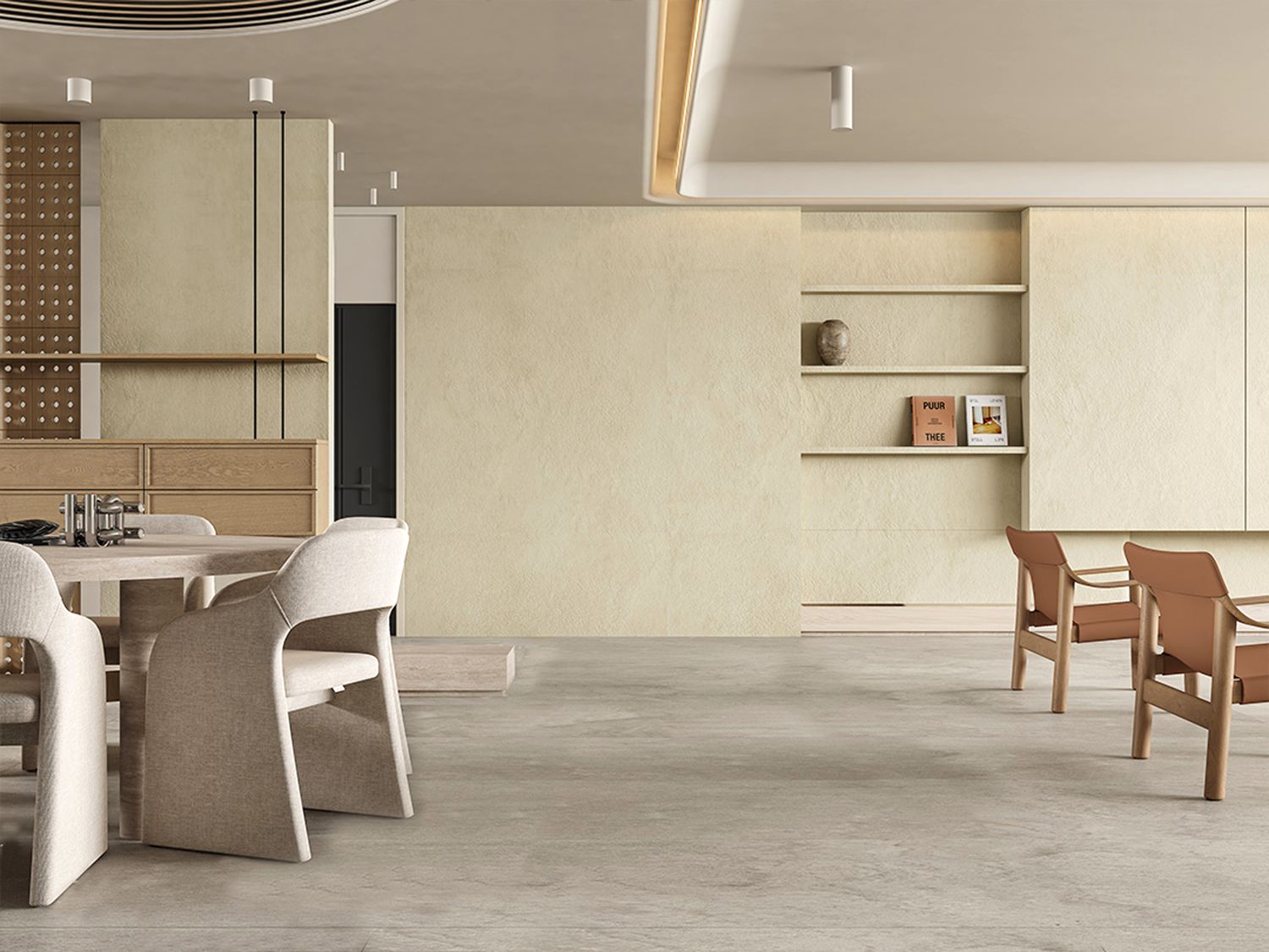 9' x 4' x 4.5mm (thickness), STEP GUARD SPC FastPanel | Wall panel, Concrete Stone
