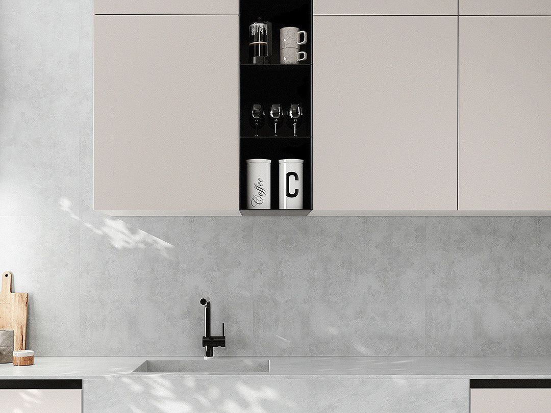 9' x 4' x 4.5mm (thickness), STEP GUARD SPC FastPanel | Wall panel, Urban Mist