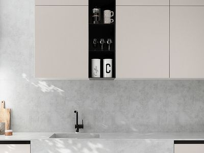 9' x 4' x 4.5mm (thickness), STEP GUARD SPC FastPanel | Wall panel, Urban Mist