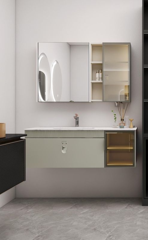 Bathroom Vanity,  Sintered Stone Countertop | Serenity