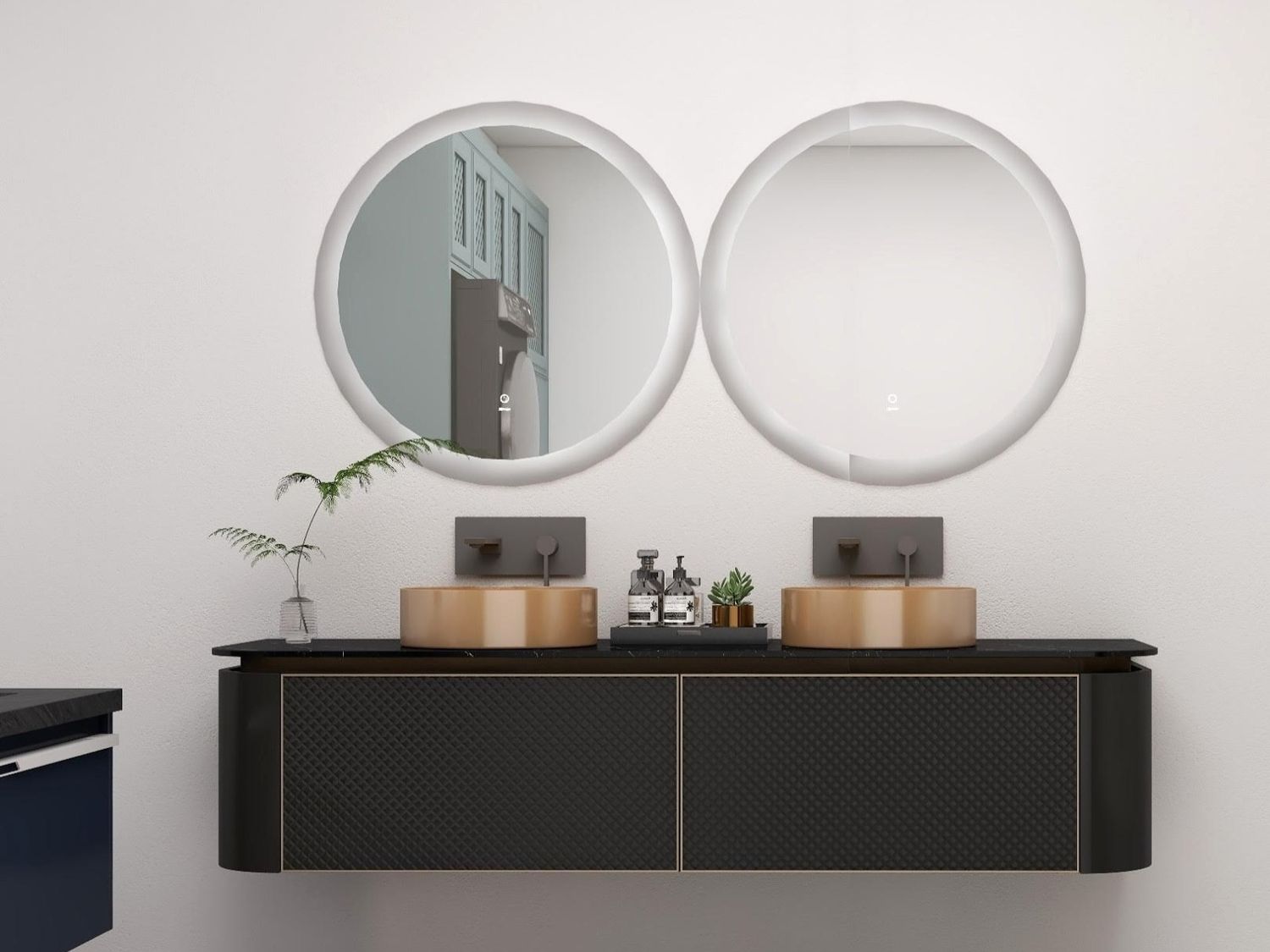 Bathroom Vanity,  Sintered Stone Countertop | Noir