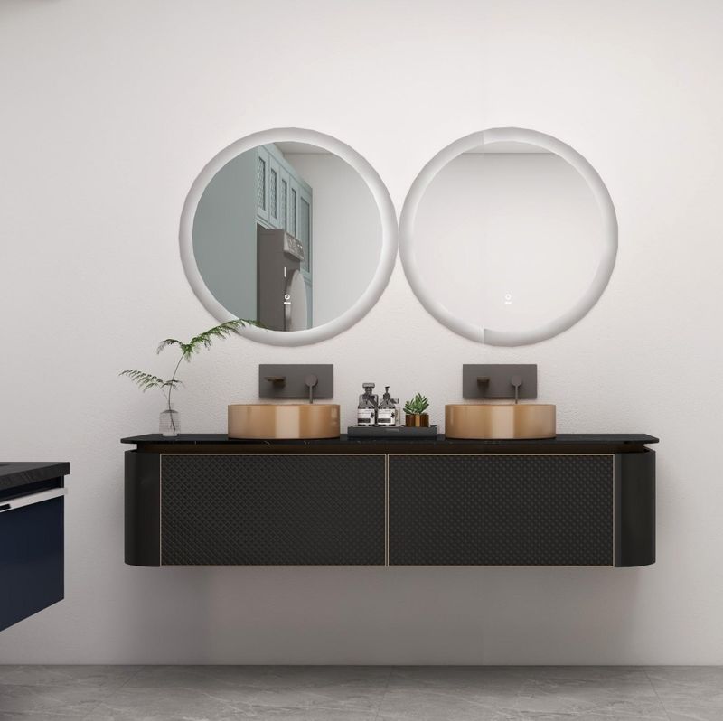 Bathroom Vanity,  Sintered Stone Countertop | Noir