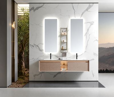 Bathroom Vanity,  Sintered Stone Countertop | Sicilian Holiday